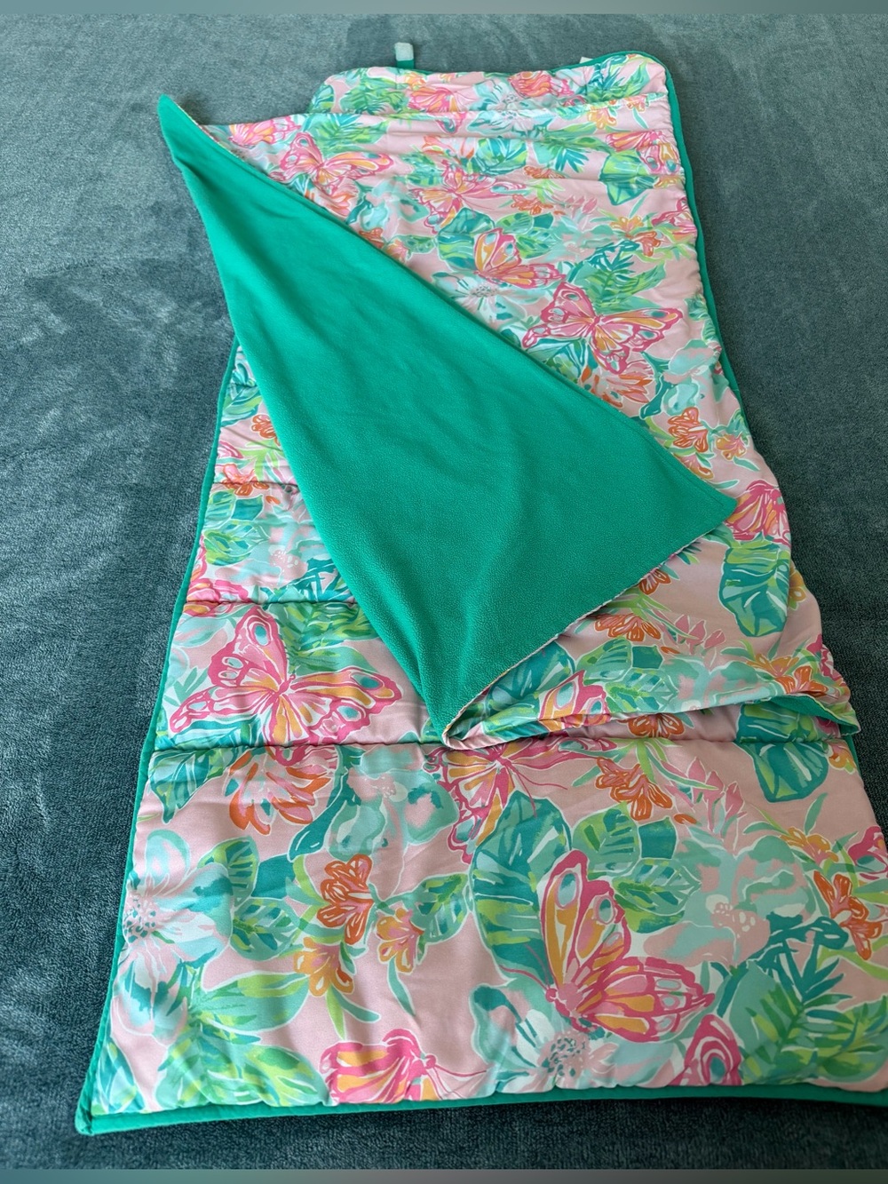 Pottery Barn Kids Lilly Pulitzer Mackenzie Isle Be Back Nap Sleep Mat Butterfly
